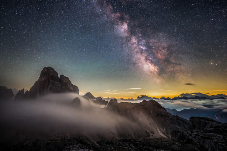 Starry nights in the Dolomites