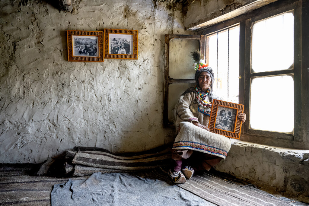 With memories of her husband