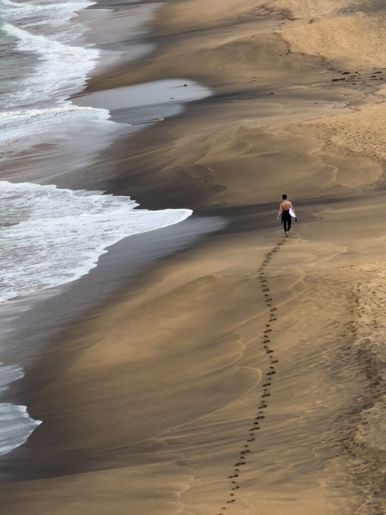 A Lone Surfer