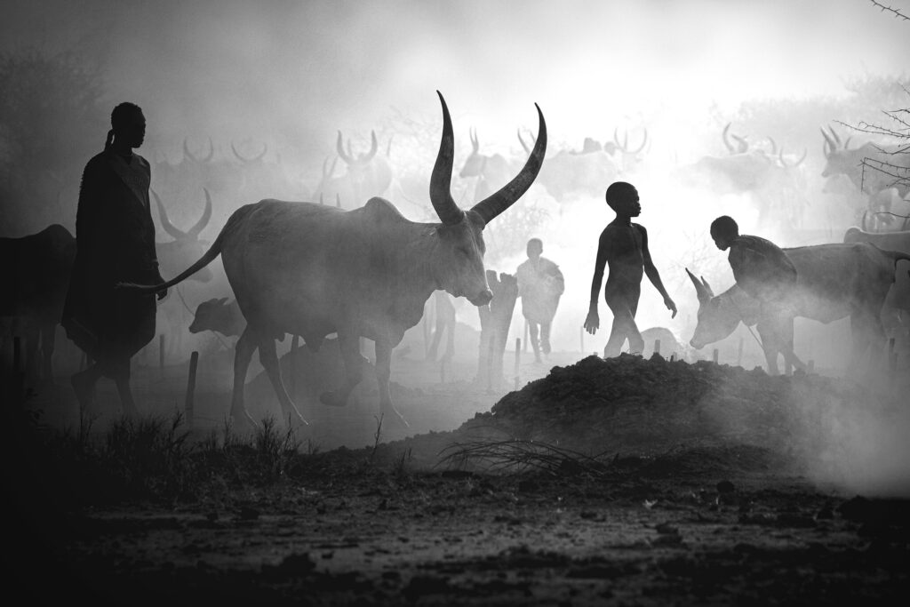 Silhouettes of Mundari