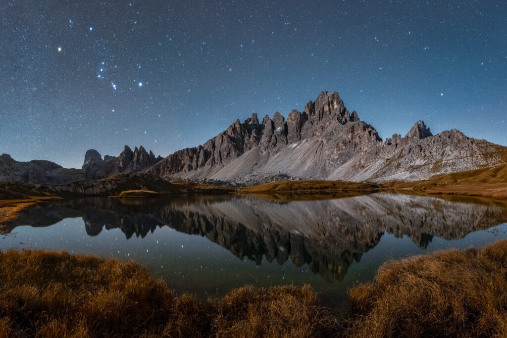 Starry nights in the Dolomites